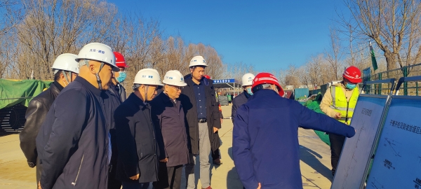 公司總經(jīng)理彭增亮檢查永定河平原南段一期工程 公司總經(jīng)理彭增亮檢查永定河平原南段一期工程