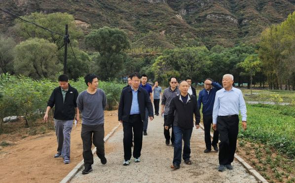 公司主要領導到永定河山峽段檢查工作 公司主要領導到永定河山峽段檢查工作
