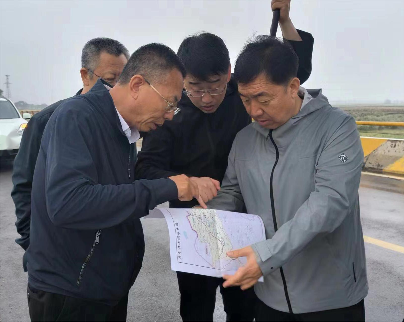 大同市水務局領導調研永定河上游 大同市水務局領導調研永定河上游