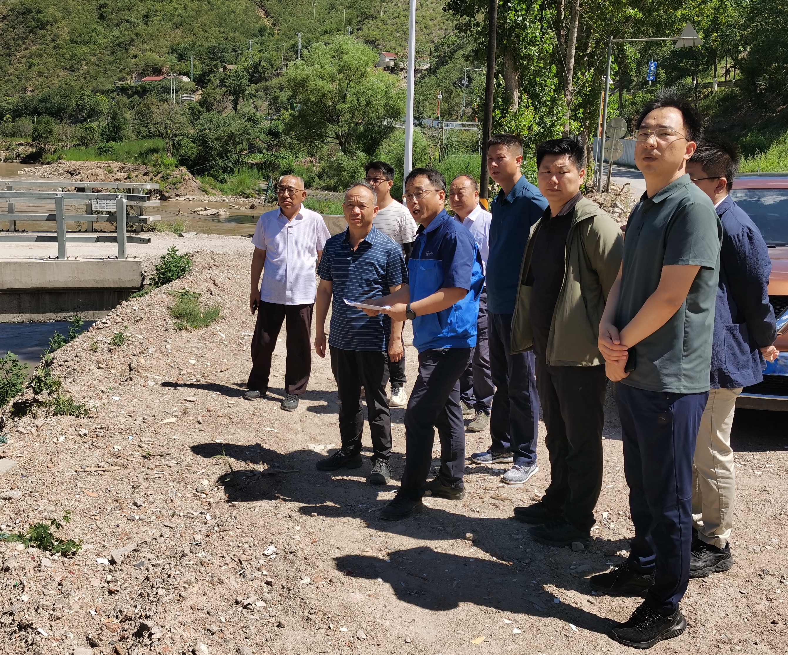 公司主要領導赴永定河山峽段綜合提升工程開展河道疏浚物消納專項調(diào)研 公司主要領導赴永定河山峽段綜合提升工程開展河道疏浚物消納專項調(diào)研